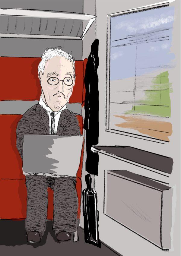 Portret van de hoofdpersoon door Gert Jan van der Bemd.