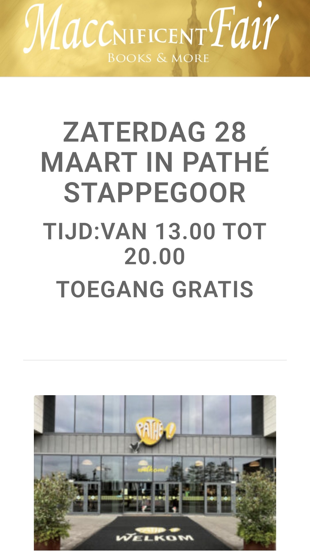 Uitnodiging Maccnificent